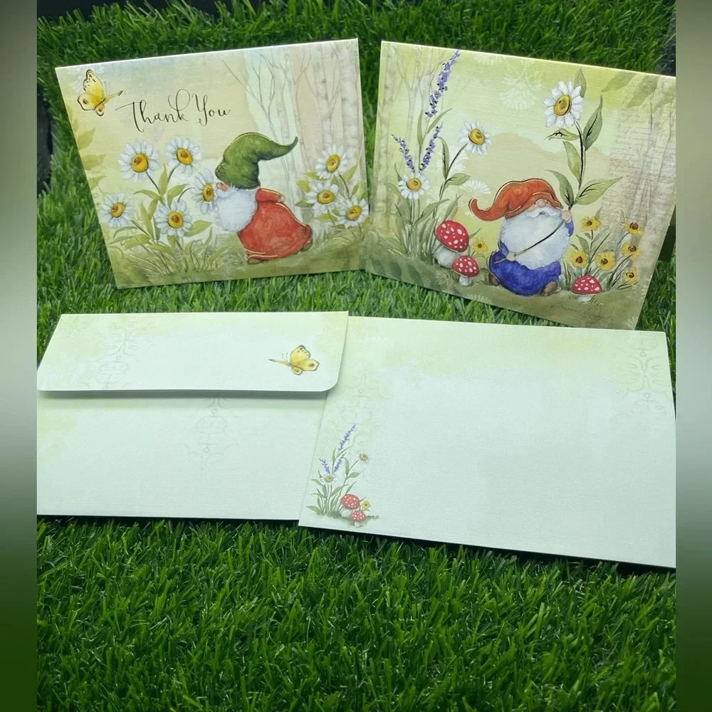 Unique Deluxe Mushroom Stationery Set in Keepsake Gift Box, New, Limited 💝 🍄